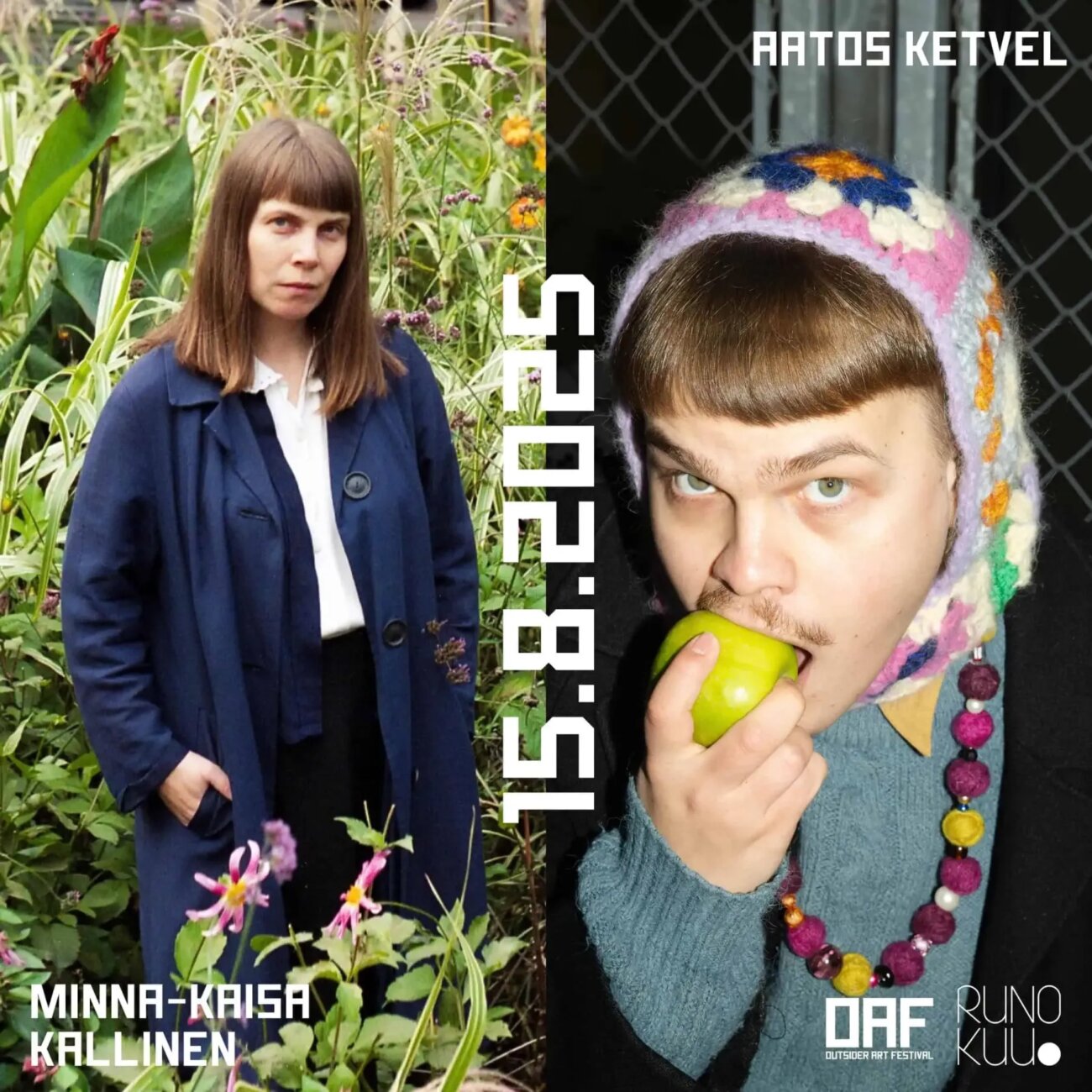 OAF X Runokuu Talks: Aatos Ketvel ja Minna-Kaisa Kallinen