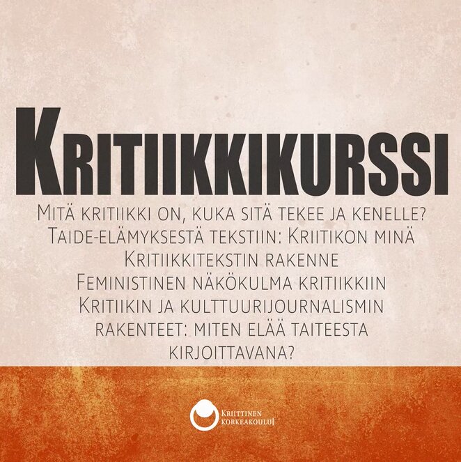 Kriittinen korkeakoulu