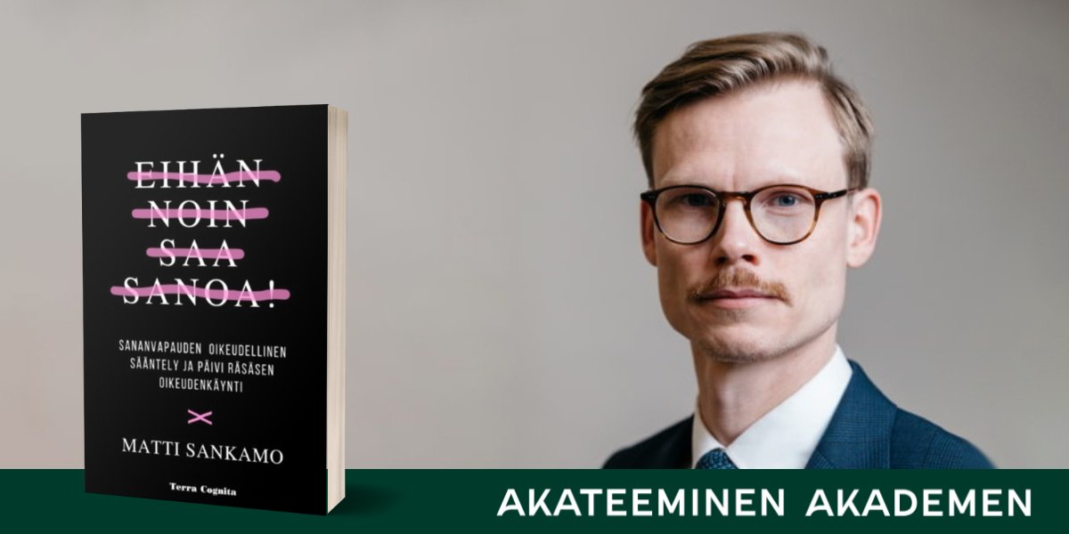 Matti Sankamon kirjan Eihän noin saa sanoa! julkistamistilaisuus